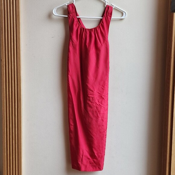 Banana Republic Fuchsia Criss Cross Back Sleeveless Shift Dress Size XS - Picture 7 of 16